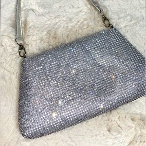 Silver Sparkly Y2K Handbag